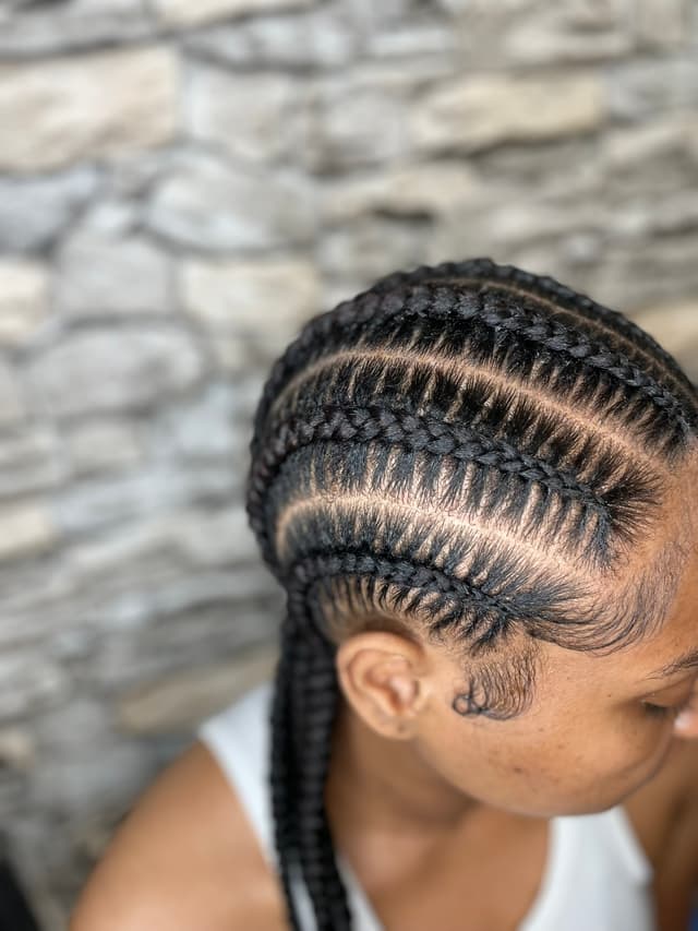 stitch/feed-in braids